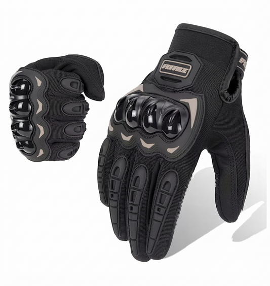 Gants Moto Été Tactiles Noirs