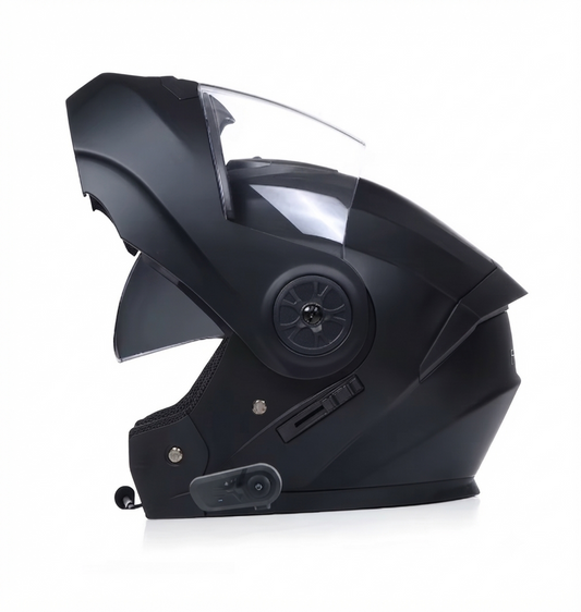 Casque Moto Modulable Bluetooth Double Visière