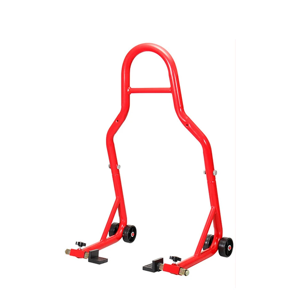 Support Roue Arrière Moto Noir Rouge