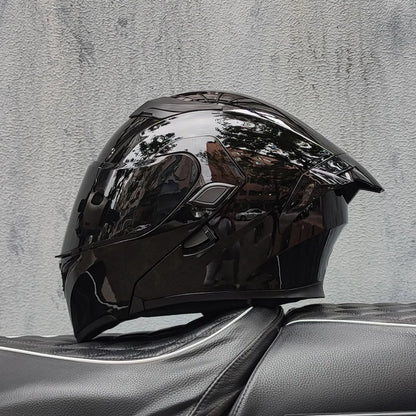 Casque intégral ORZ New DOT à double lentille de qualité