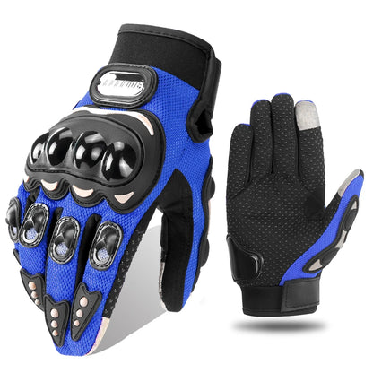 Gants Moto Été SU-05 Blue Tactiles