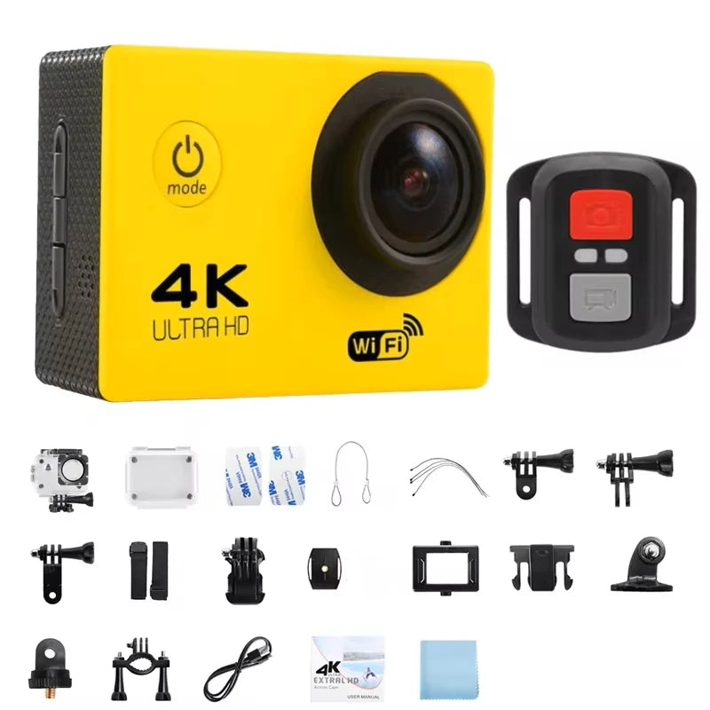 4K Action Camera 1080P/30FPS WiFi