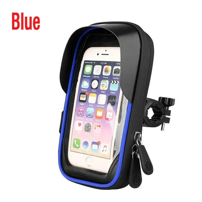 Support GPS Vélo Moto Étanche Bleu
