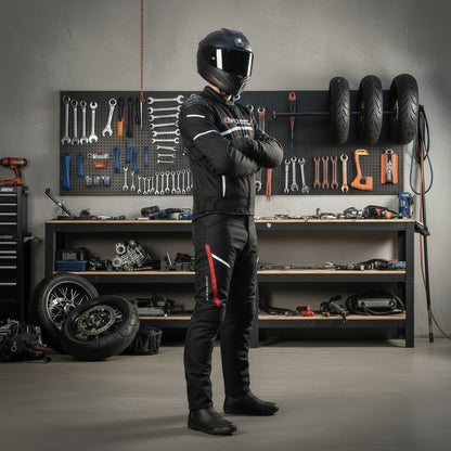 Ensemble Veste & Pantalon Moto GHOST RACING