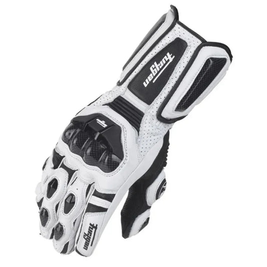 Gants Moto Hiver Tactiles Blancs