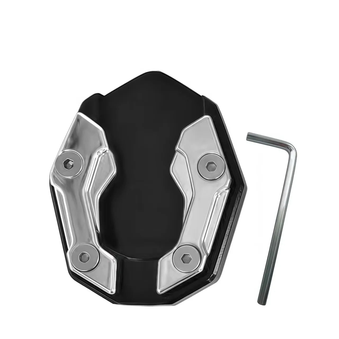 Extension Béquille Moto Scooter Aluminium Argent