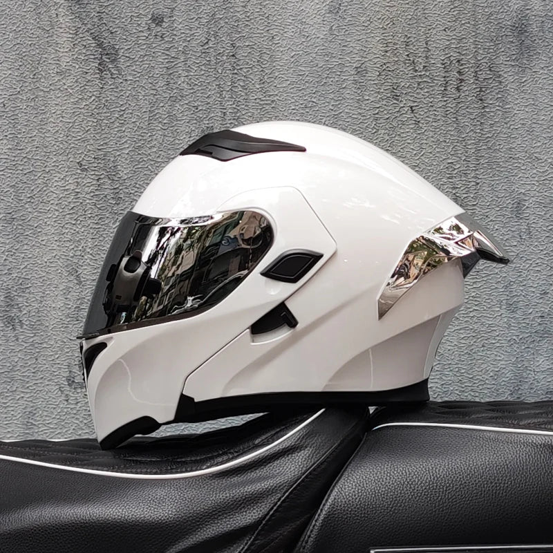 Casque intégral ORZ New DOT à double lentille de qualité