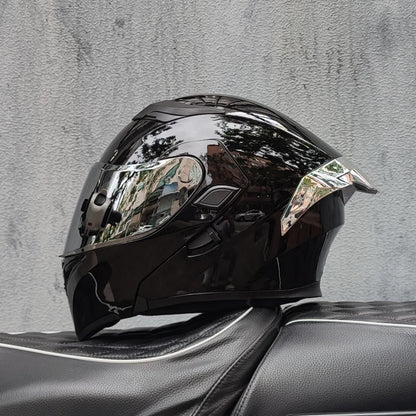Casque intégral ORZ New DOT à double lentille de qualité