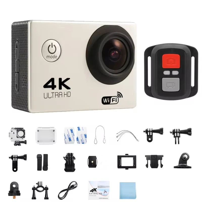 4K Action Camera 1080P/30FPS WiFi