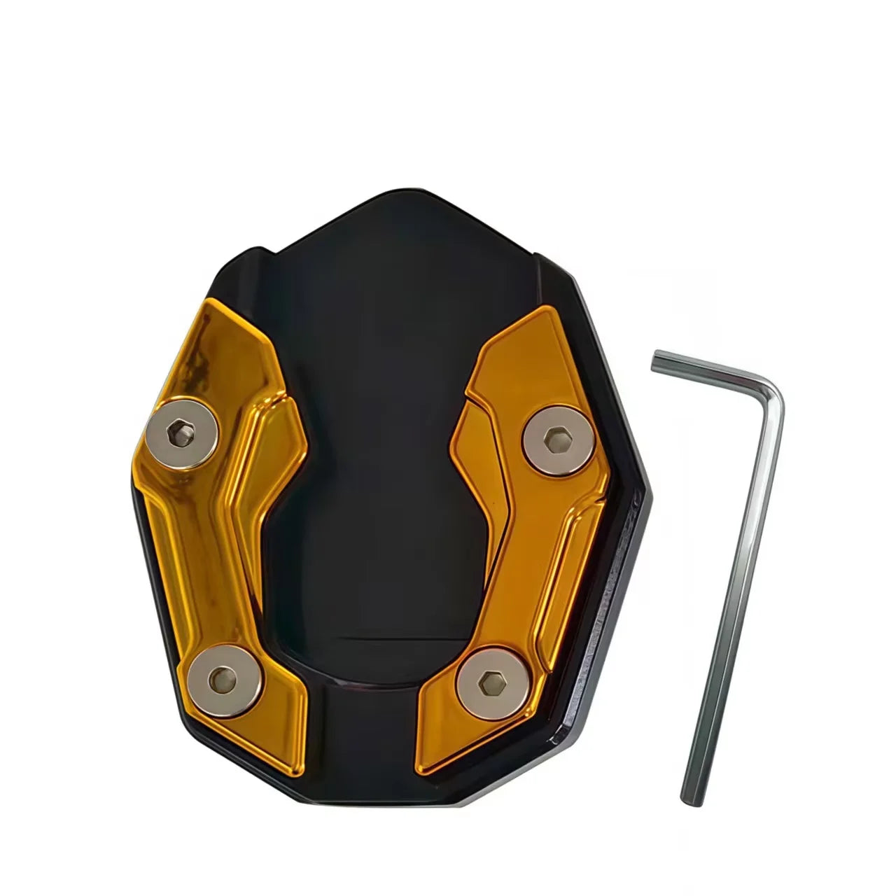 Extension Béquille Moto Alliage Aluminium Doré