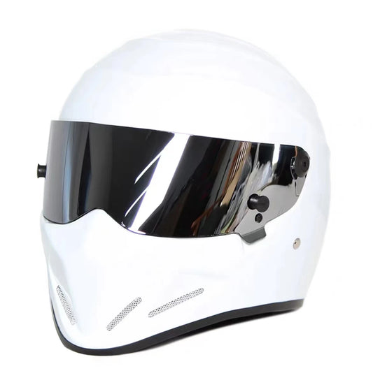 Casque Moto Intégral STIG Argenté