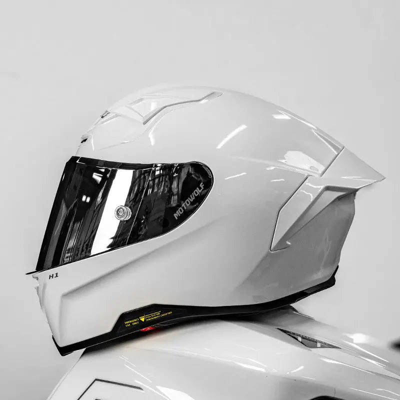 Casque de moto MOTOWOLF H1 integral pour hommes et femme