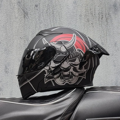 Casque intégral ORZ New DOT à double lentille de qualité