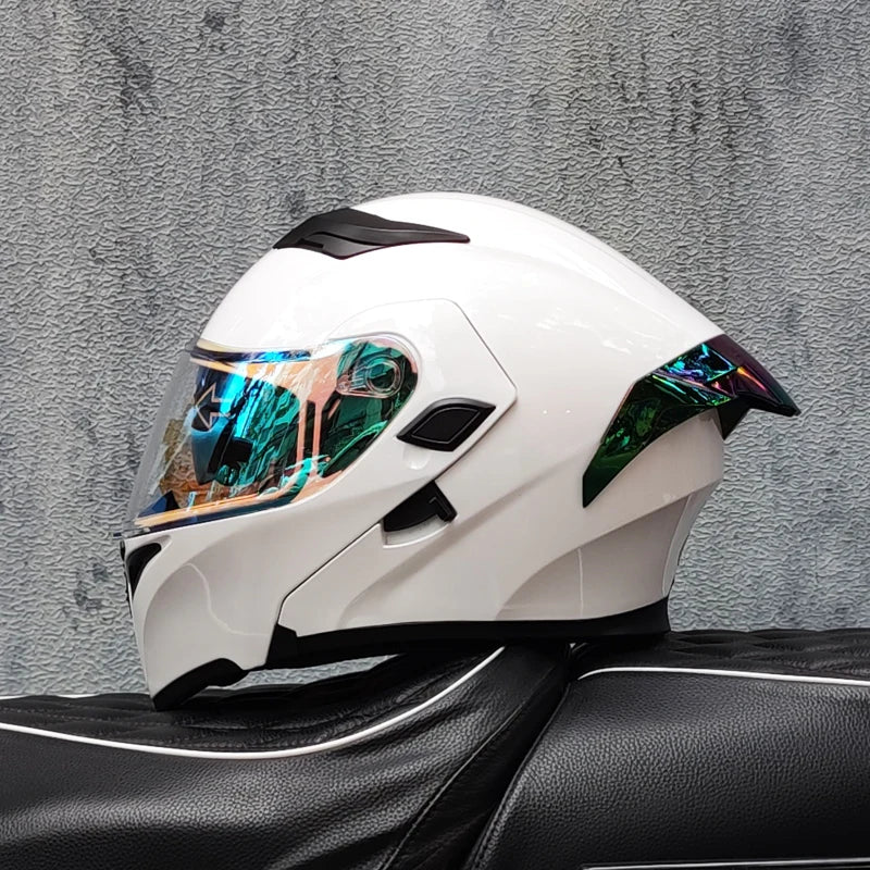 Casque intégral ORZ New DOT à double lentille de qualité