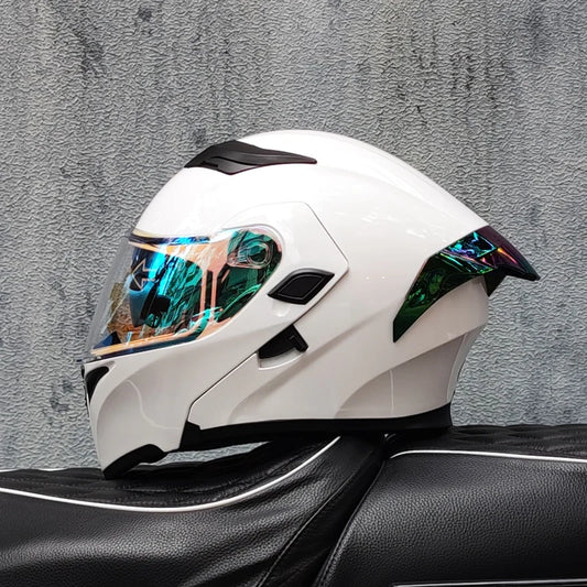 Casque intégral ORZ New DOT à double lentille de qualité