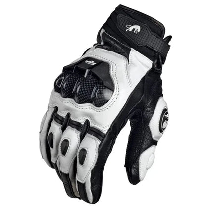 Gants Moto Hiver Imperméables Blancs