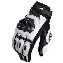 Gants Moto Hiver Imperméables Blancs