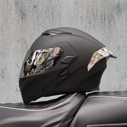Casque intégral ORZ New DOT à double lentille de qualité