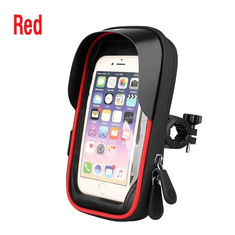 Support GPS Vélo Moto Étanche Rouge