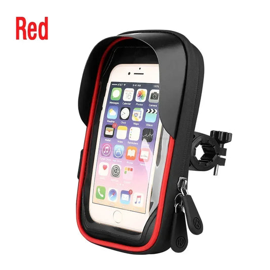 Support GPS Vélo Moto Étanche Rouge