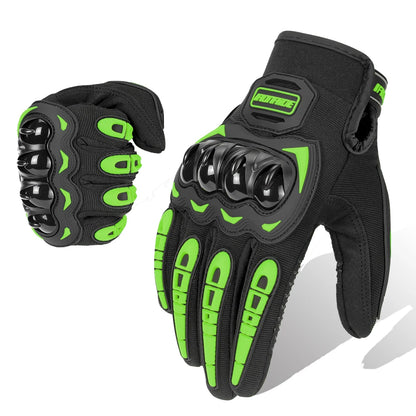 Gants Moto Été SU-04 Green Tactiles