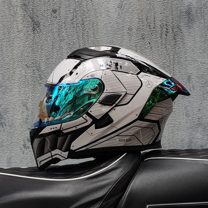 Casque intégral ORZ New DOT à double lentille de qualité
