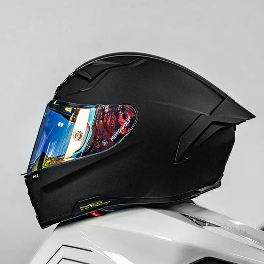 Casque de moto MOTOWOLF H1 integral pour hommes et femme