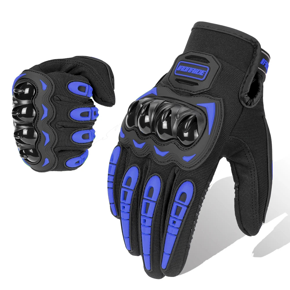 Gants Moto Été SU-04 Blue Tactiles