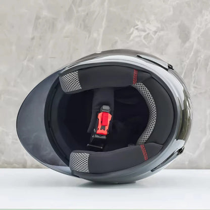 Casque demi-Ram4 noir mat pour hommes et femmes