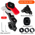 Motorcycle Rearview Mirror Phone Holder with Shock Absorber Universal Bracket Suitable for Most Motorcycles and Bicycles