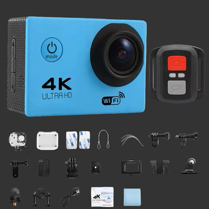 4K Camera d'action 1080P/30FPS WiFi