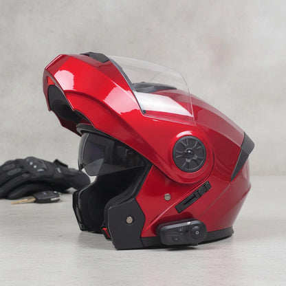Casque Moto Modulable Bluetooth Unisexe