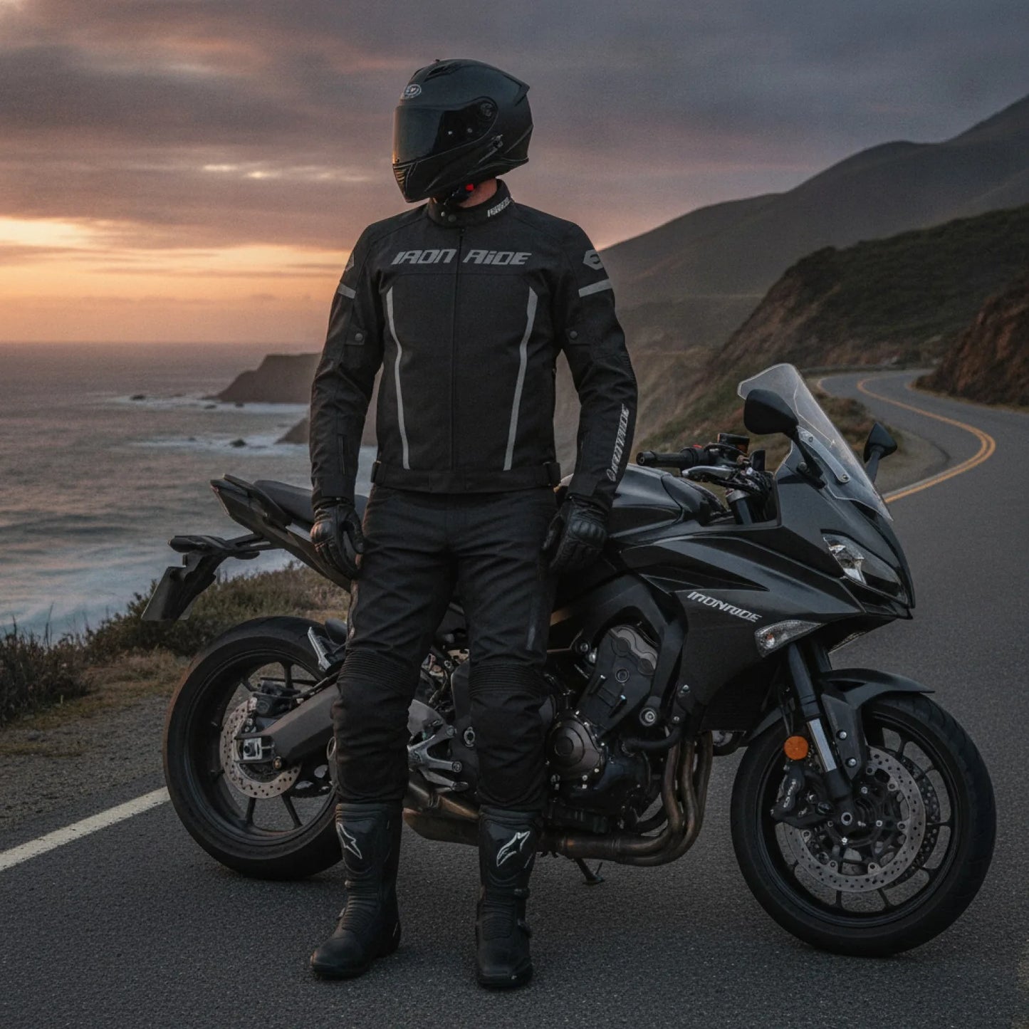 Ensemble Moto Imperméable Coupe-Vent