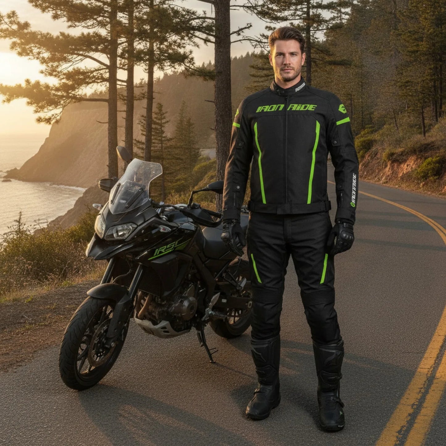 Ensemble Veste Pantalon Moto Imperméable