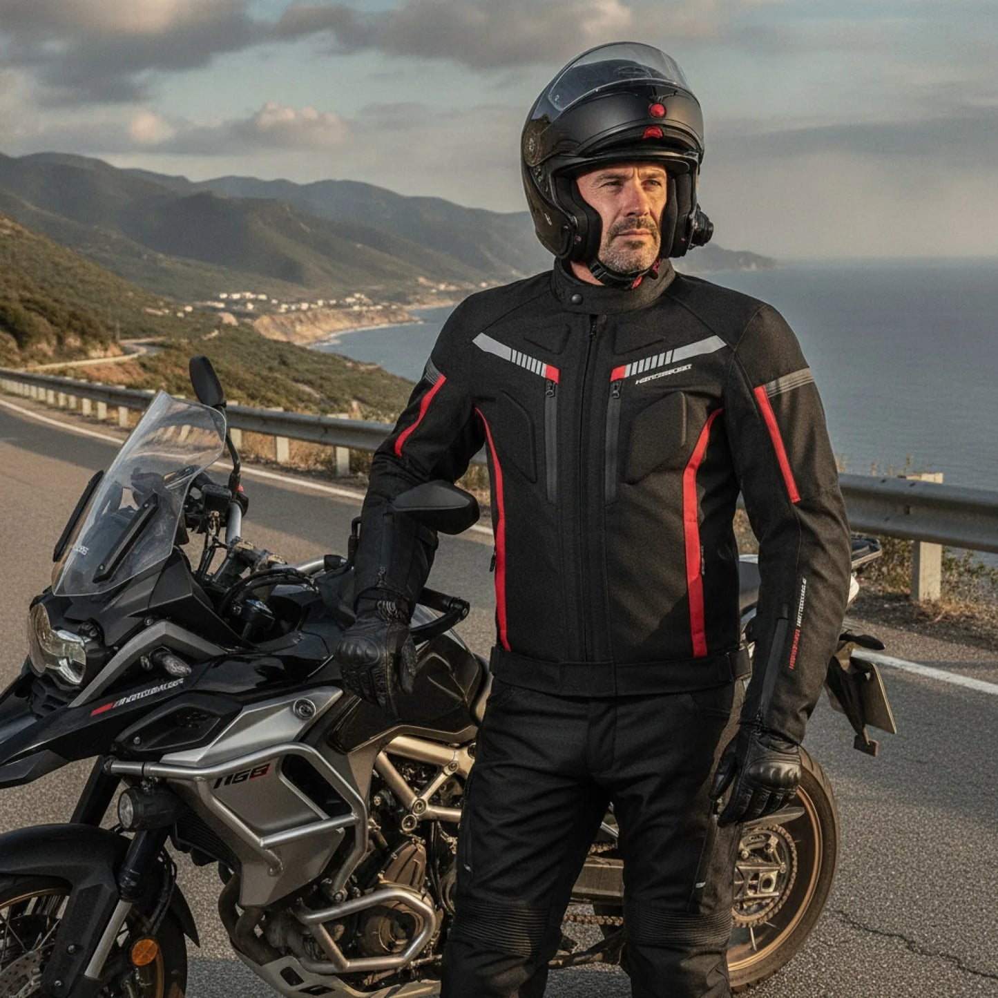 Veste Moto Imperméable HEROBIKER MC1009BK Homme